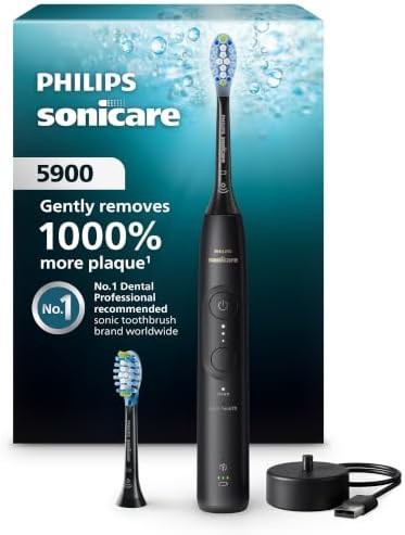 Black 5900 rechargeable toothbrush for gum health