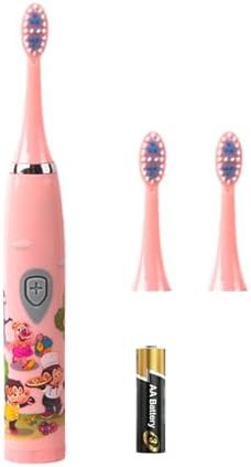 Blue and pink kids battery toothbrush