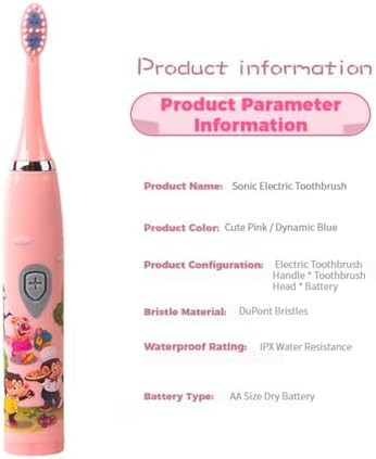 Blue and pink kids battery toothbrush — photo 5