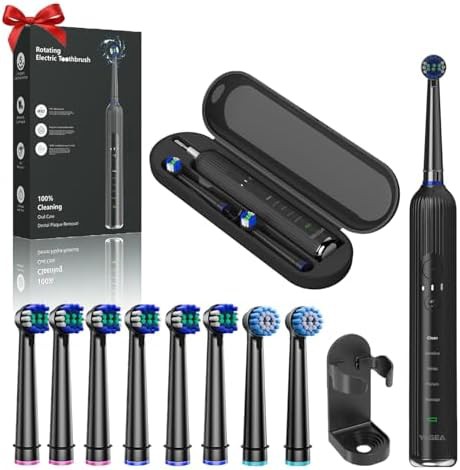 Deep clean rotating electric toothbrush