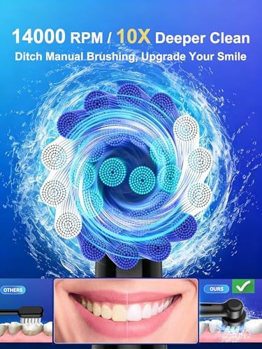 Deep clean rotating electric toothbrush — photo 3