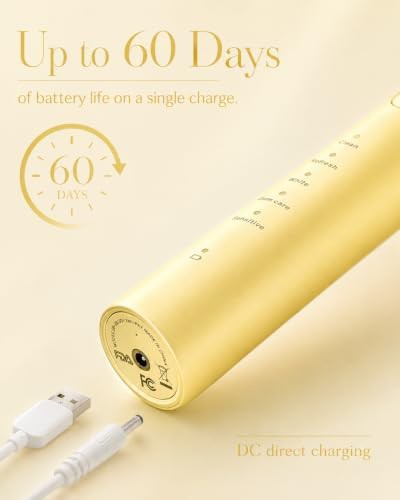 Yellow travel sonic rechargeable toothbrush — photo 4