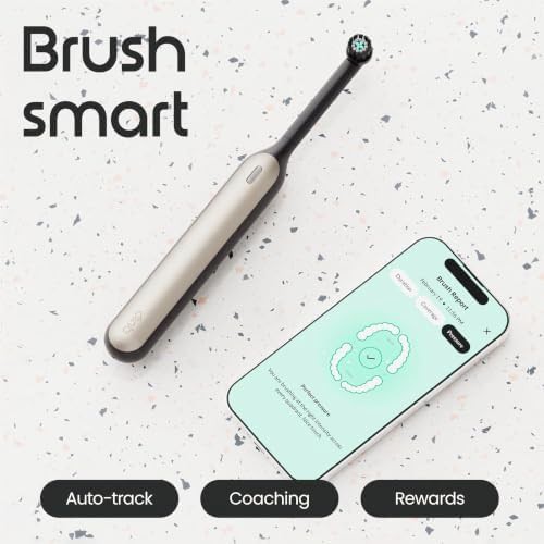 Black crescent smart oscillating toothbrush with app — photo 5