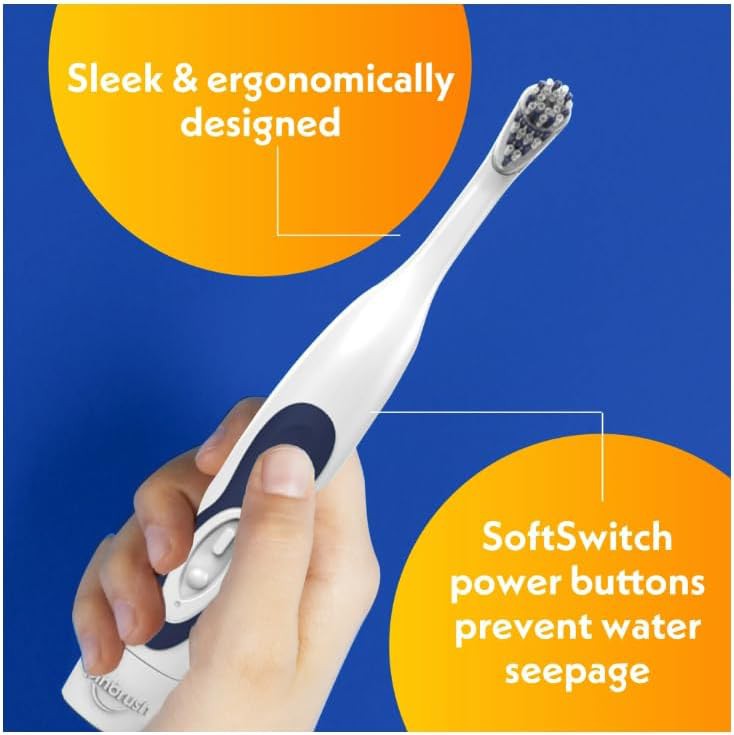 Medium bristle oscillating battery toothbrush — photo 4
