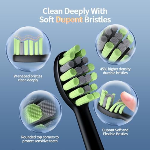 White rechargeable sonic toothbrush for sensitivity — photo 4