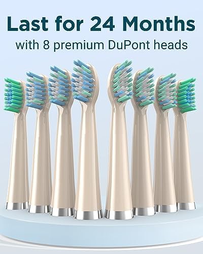 Champagne gold sonic toothbrush for adults — photo 4
