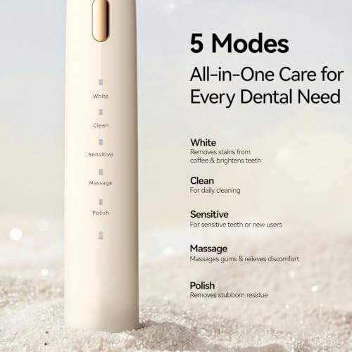 Sonic Toothbrush with Long Battery Life and Five Modes — photo 5