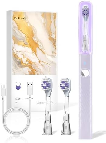 Waterproof sonic toothbrush with UV mode