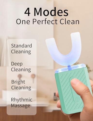 U-shaped ultrasonic waterproof toothbrush for adults — photo 4