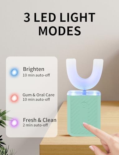 U-shaped ultrasonic waterproof toothbrush for adults — photo 5