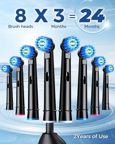 Black rotating electric toothbrush for adults — photo 5