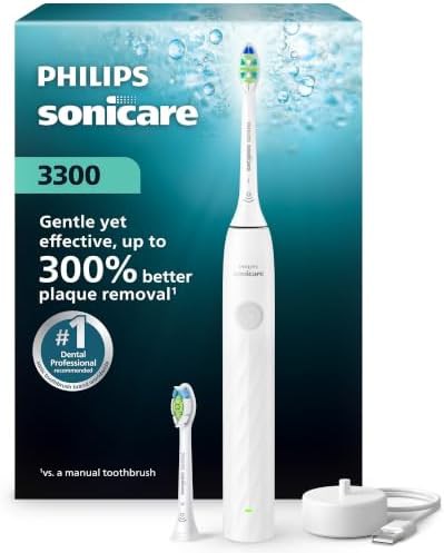 White 3300 rechargeable sonic whitening toothbrush