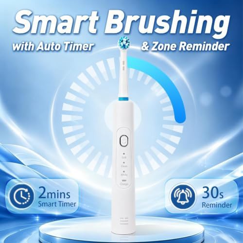 Rotating rechargeable two pack toothbrushes — photo 4