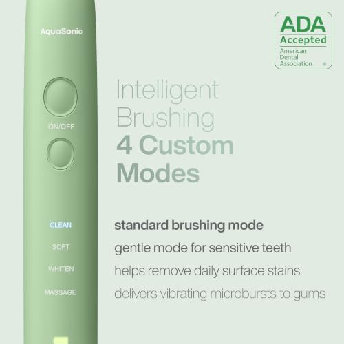 Matcha green vibe luxe electric toothbrush — photo 4