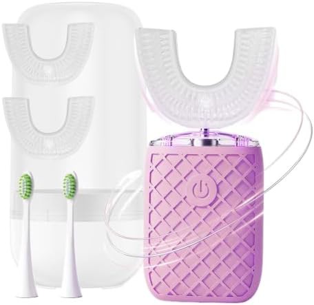 U-shaped sonic full mouth toothbrush